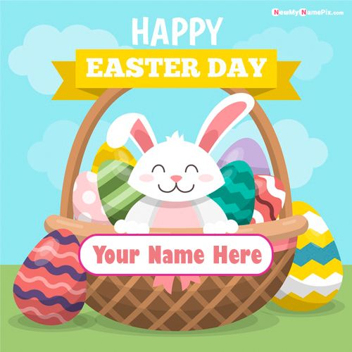Best Easter Day Wishes Pictures With Name Cards Download