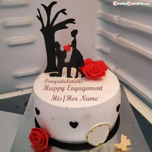 Create Name On Happy Engagement Wishes Pics Free