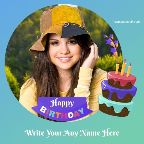 Latest Birthday Frame Wishes Card Create Online Free Edit Name Write Free