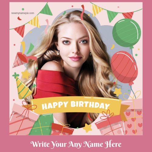 Birthday Frame Wishes Card Create Customized Name Edit Online Free Download