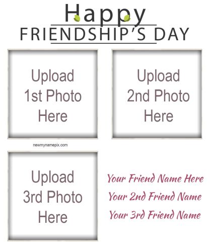 2023 Happy Friendship Day Collage Frame Create Online Easy