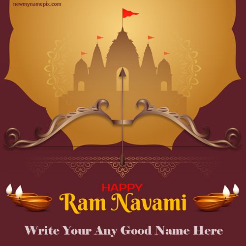Ram Navami Wishes With Name