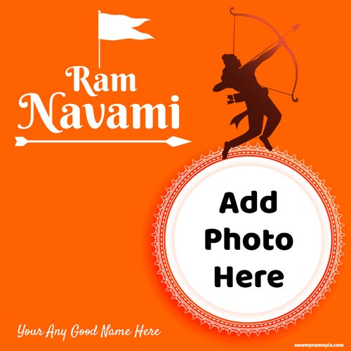 Ram Navami Wishes Frame