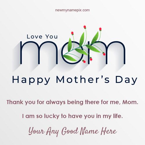 Mother’s Day Greetings With Name