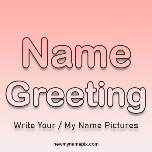 Name Greeting