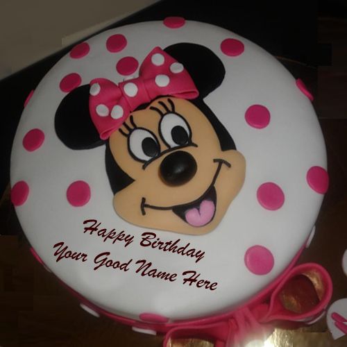 Mickey Birthday Cakes For Kids Name Pictures - Name Birthday Cake