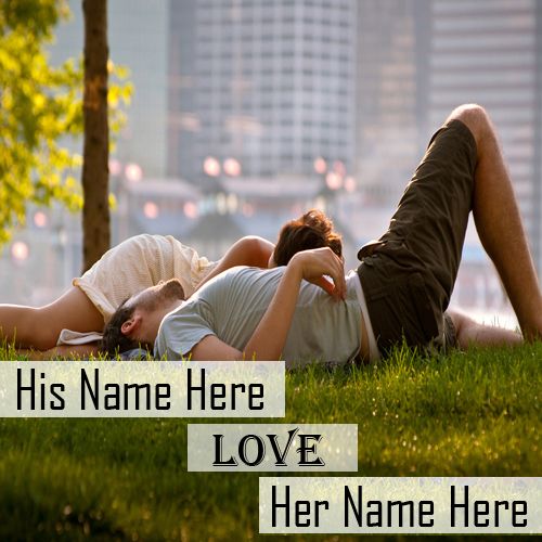 Romantic couple best profile image with love name