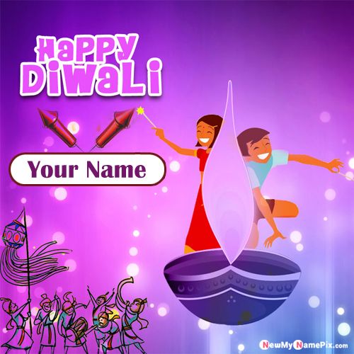Write Name On Happy Diwali Enjoy Wishes Pictures Free Create