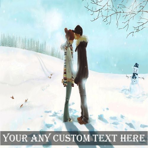 Awesome Winter Romantic Couple Name Picture - Name Write Profile
