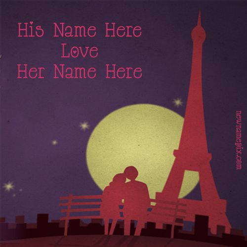 Love In Paris Awesome Cute Couple Name Pictures - Best Name Profile
