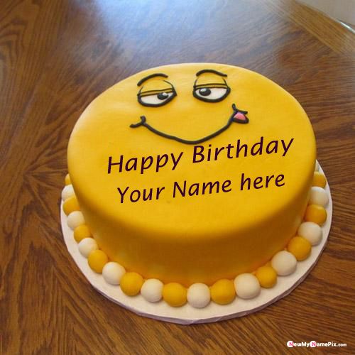 Funny Birthday Cake For Kids Name Wishes Image Creator Online
