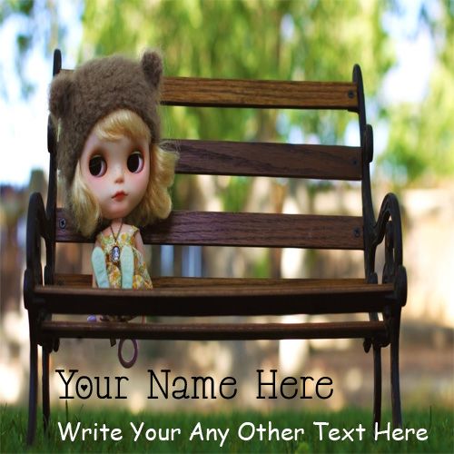 Lovely Cute Doll Write Name DP Profile Pictures - Barbie Doll Image
