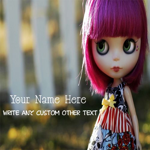 Purple Hair Lovely Cute Dolls DP Name Pictures - Doll Profile Create
