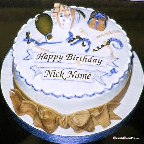 Happy Birthday Wishes Lovely Cake With Name Write Pictures