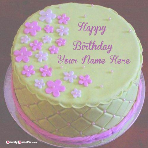 Nice Happy Birthday Wishes Name Cake Pictures - Name Birthday Cake