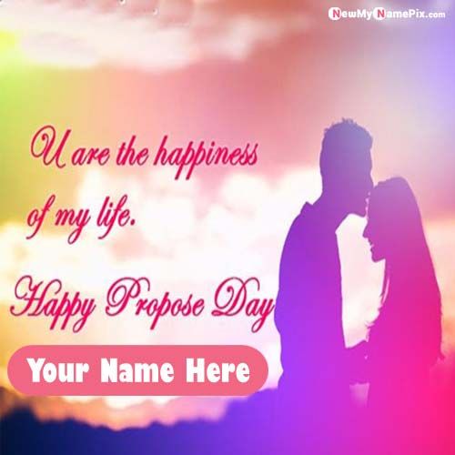 Romantic Love Messages Propose Day Wishes Images With Name Edit