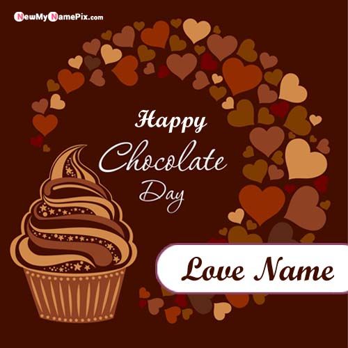 Happy Chocolate Day With Name Wishes Images Creating