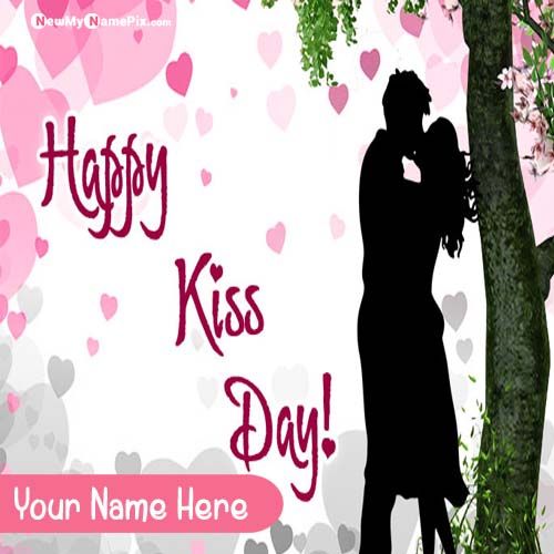 Happy Kiss Day Cute Message With Name Images