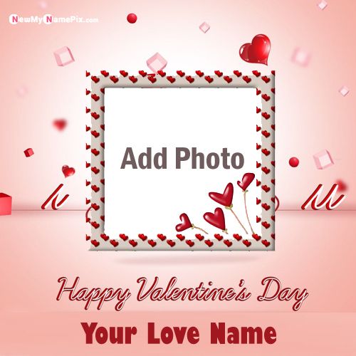 Customized Name & Photo Generated Valentines Day Pictures