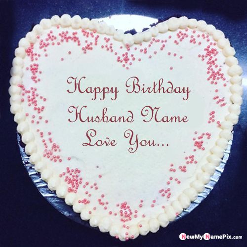 Happy Birthday Love You Cake For Husband Name With Photo Create