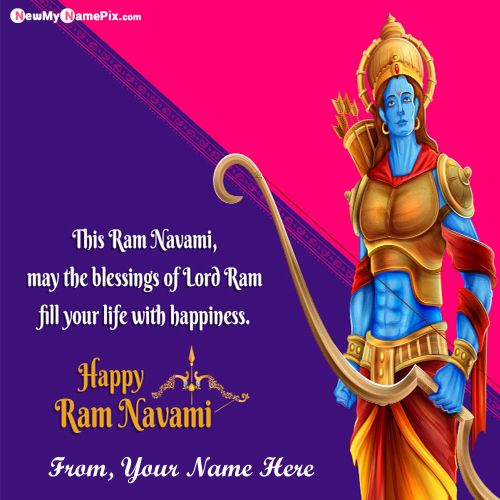 Make Your Name Writing Ram Navami Quotes Send