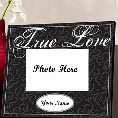 True Love Wife Husband Photo Frame Create With Name Pictures