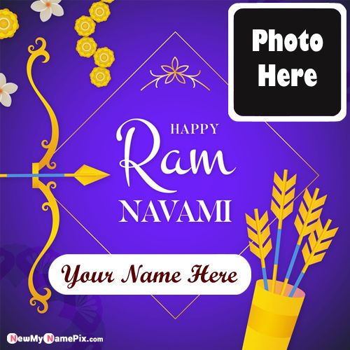 Print Your Name Photo On Ram Navami Picture Send