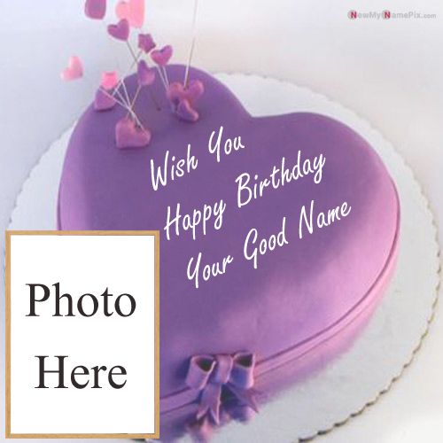 Birthday Cake For Lover Photo With Name Wishes Images Create Online