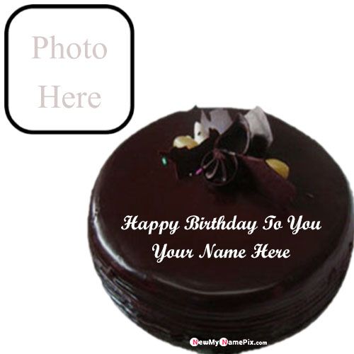 Photo Frame Birthday Cake For Special My Name Wishes Images