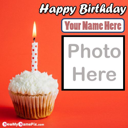 Birthday Wishes Photo Frame With Name Edit Customize Free