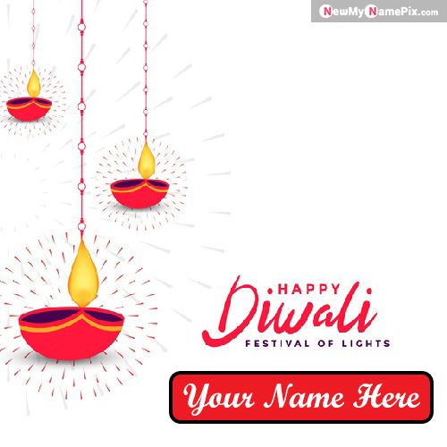 Indian Festival of Light Happy Diwali Wishes Images With Name