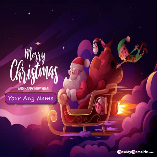 Latest 2020 Best Wish You Merry Christmas Name Pictures Create