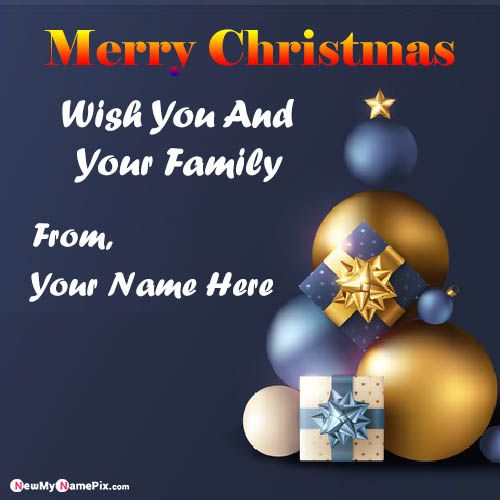 Xmas Christmas Quotes Images With Name Card Edit