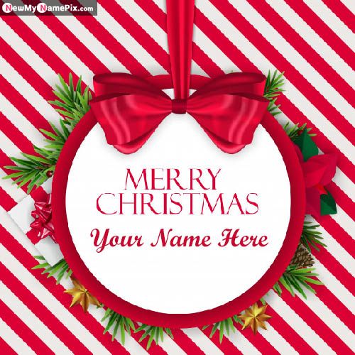 Happy Christmas Eve Celebration Pictures On Name Write