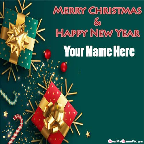 2021 Happy New Year And Christmas Name Wishes Pictures