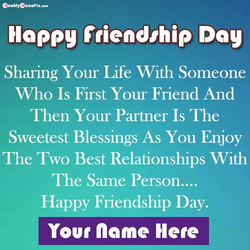 Best Message For Happy Friendship Day Wishes For Girlfriend Name