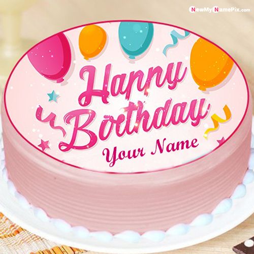 Birthday Cake With Name Wishes Images Create Free
