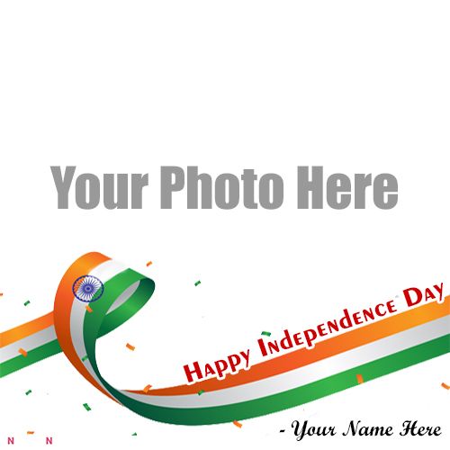 Indian Flag Profile Design Photo Frame Create Online