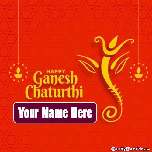 Whatsapp Status Ganesh Chaturthi Images With My Name