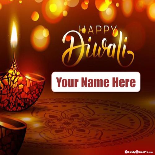 Online Happy Diwali Greetings For Friends Wishes Name Pic