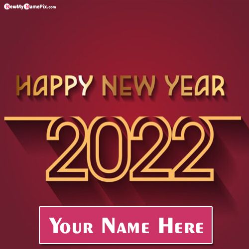 Write My Name On New Year 2022 Wishes Photo Editor