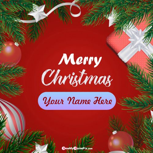 2021 Merry Christmas Wish You Name Pictures Download