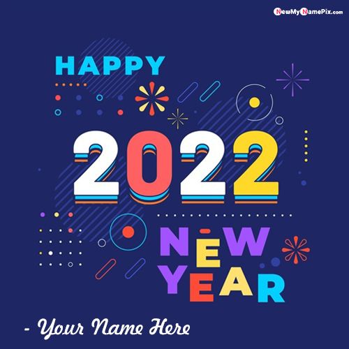 Online Welcome New Year Message With Name Wishes Pictures