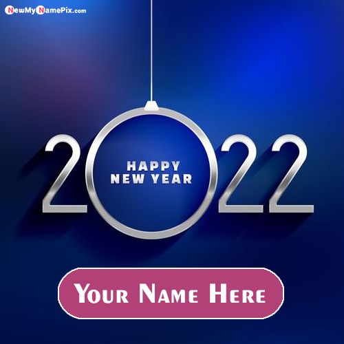 Name Add On 2022 Happy New Year Celebration Pictures