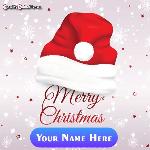 Merry Happy Christmas My Brother Name Write Create Pics