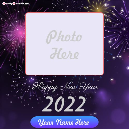 Name With Photo Add 2022 Happy New Year Wishes Images
