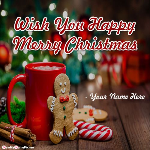 Merry Christmas Photo Wishes Greeting Card Download Free