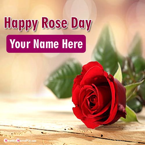 2022 Happy Rose Day Wishes Love Name Images Download