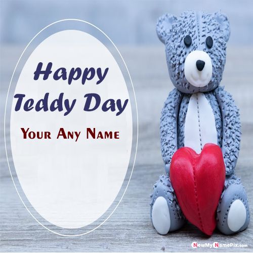 Happy Teddy Bear Day Quotes Messages Download Customized Name