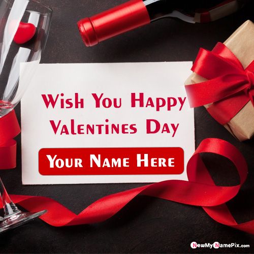 Write Name On Happy Valentines Day Wishes Pictures 2022